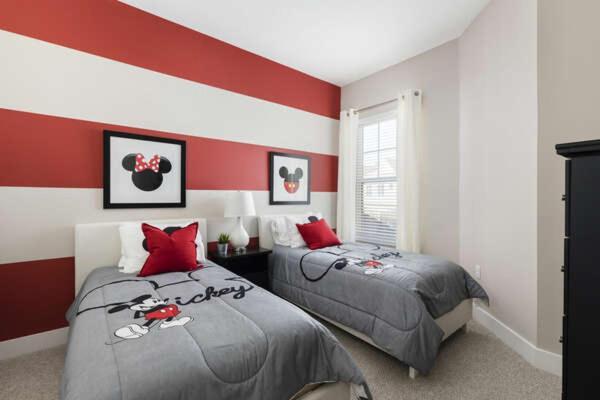 4 Bedroom 4 Ba Luxury Villa 5Min To Disneyworld 1804Ft² Free Gym Orlando Exteriör bild